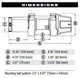 Polaris Ranger VRX 3500 lb Winch by Warn
